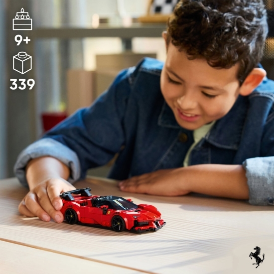 Ferrari SF90 XX Stradale, 77254 Speed Champions, 339 piese, +9 ani