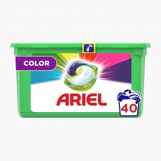 Detergent de rufe capsule All in One Pods Color, 40 spălări