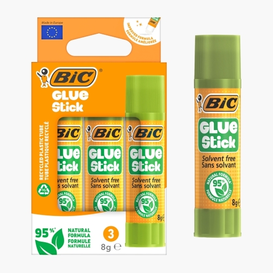 Lipici solid ECOlutions 8g, set de 3 bucăți