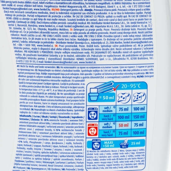 Detergent lichid Hygienic Cleanliness Deep CLean+ 36 spălări 1.8l
