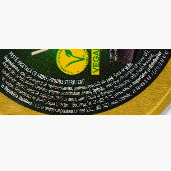 Pastă tartinabilă vegetală cu ardei 75g