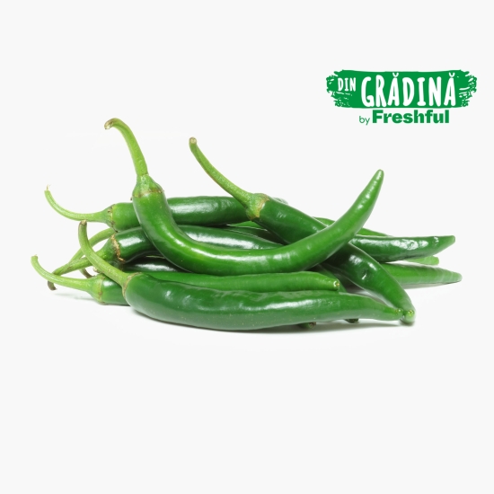 Ardei iuți Chayenne verzi eco 100g