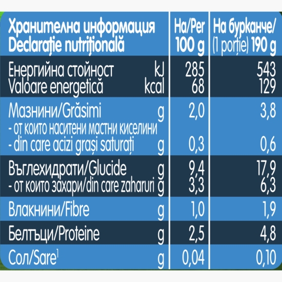 Cartofi dulci cu pui și legume eco, +10 luni, 190g