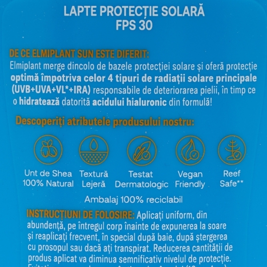 Loțiune cu protecție solară Sun, SPF 30, 200ml