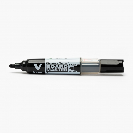 Marker pentru tablă Vboard Master, 2.3 mm vârf rotund, negru