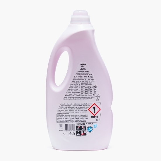 Detergent de rufe lichid 2în1 Gel Frezie, 60 spălări, 3l