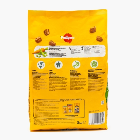 Hrană uscată pentru câini seniori, 3kg, cu pasăre și legume