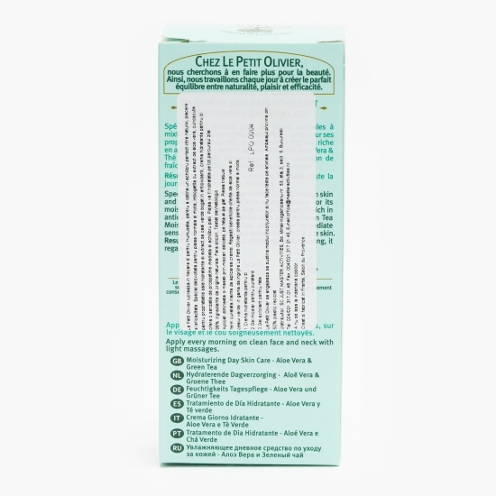 Cremă de zi hidratantă cu aloe vera&ceai verde 50ml