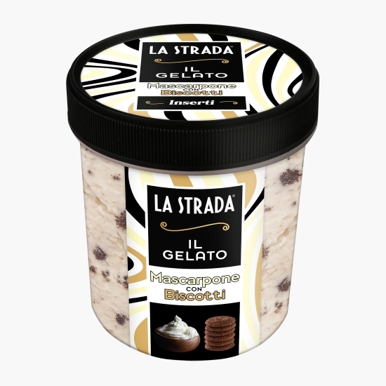 Înghețată cu mascarpone și biscotti 350g