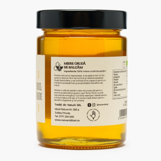 Miere de salcâm crudă eco 450g