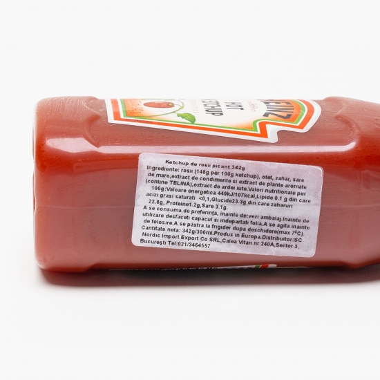 Ketchup de roșii picant 342g
