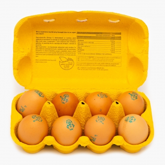 Ouă Supererou pentru copii 8 buc