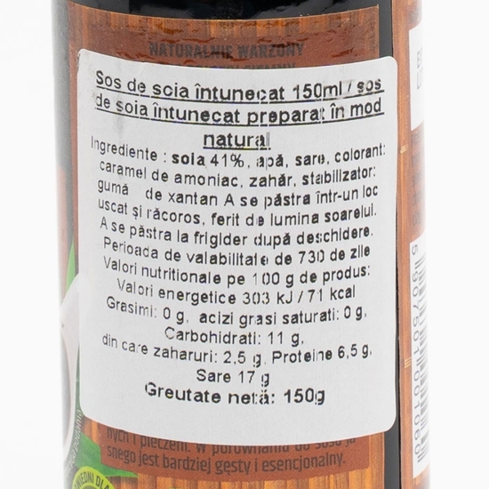 Sos de soia închis fără gluten 150ml