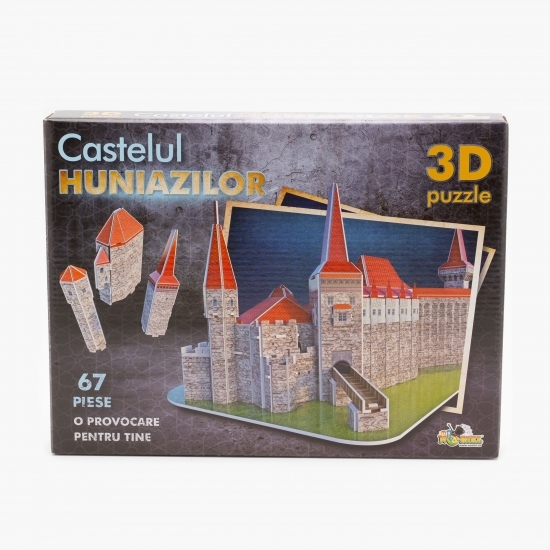 Puzzle 3D - Castelul Huniazilor 3+ ani