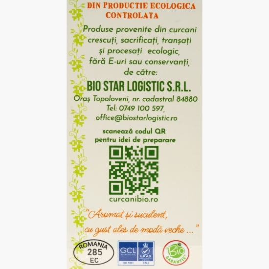 Șuncă eco din piept de curcan 80g