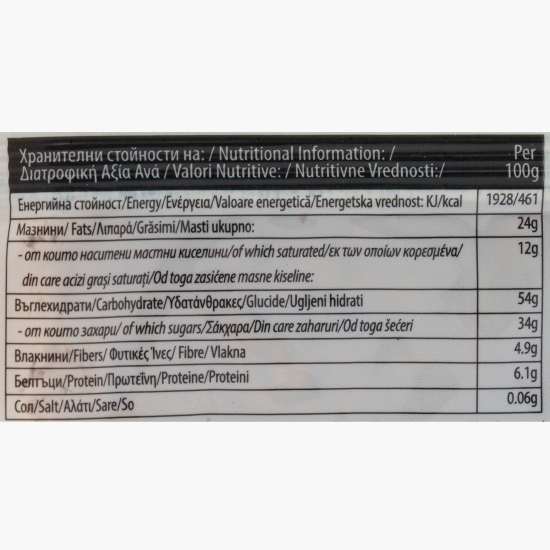 Baton de ovăz cu ciocolată Triple Chocolate 100g