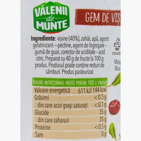 Gem de vișine 280g