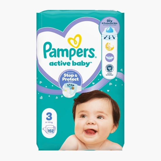 Scutece Active Baby Mega Box mărimea 3, 6-10kg, 152 buc