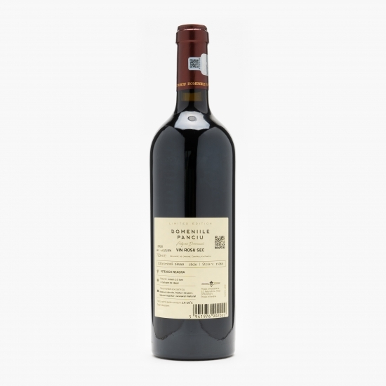 Vin roșu sec Fetească Neagră, 13.5%, 0.75l 
