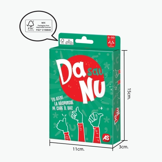 Joc de cărți "DA sau NU" (ro)