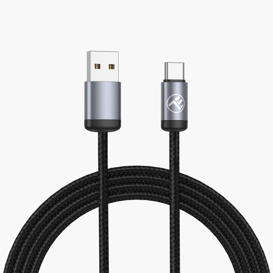 Cablu minimalist USB to USB-C, 3A, 1m