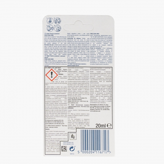Rezervă pentru odorizant electric Clean Linen 20ml