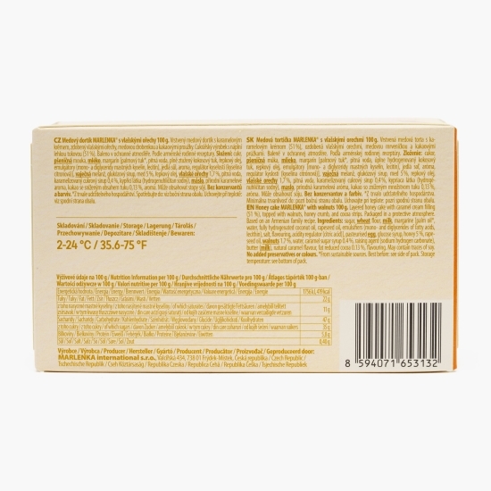 Prăjitură cu miere și nucă Classic 100g