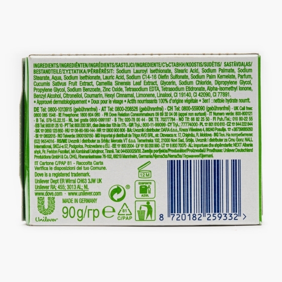 Săpun cremă cu castravete și ceai verde 90g