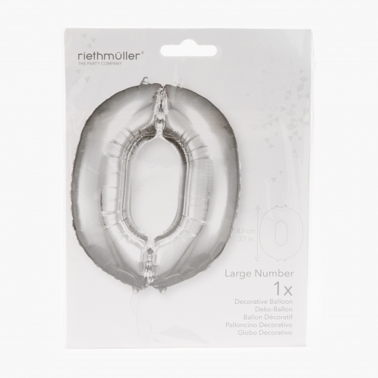 Balon folie cifra 0, 83 cm