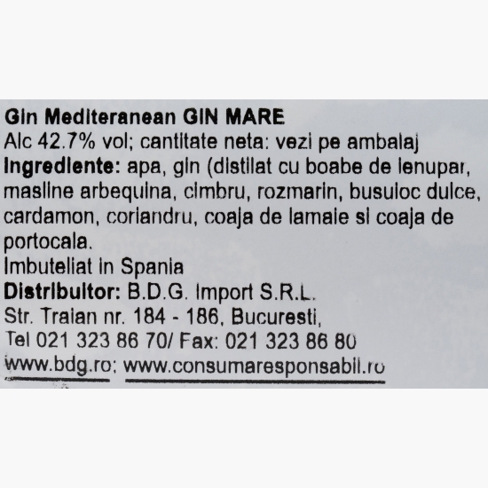 Gin Mare, Mediterranean, 42.7%, 0.7l