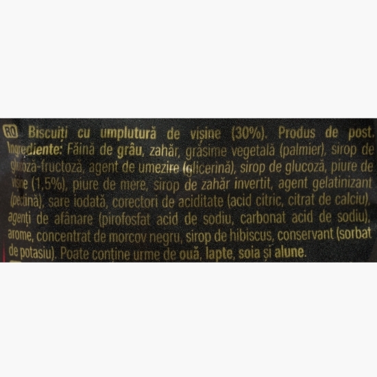 Biscuiți cu umplutură de vișine 160g