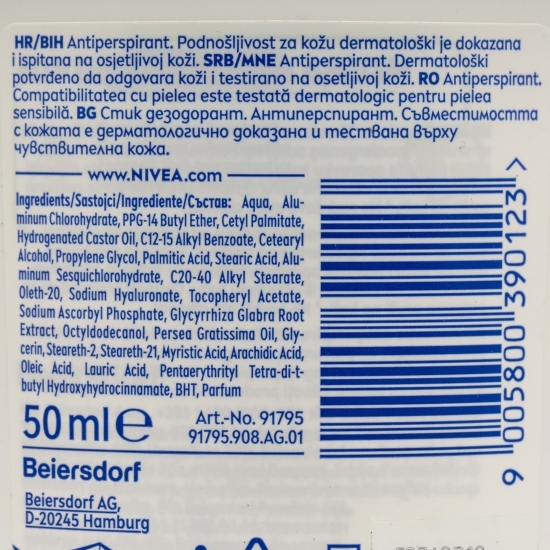 Deodorant antiperspirant stick Derma Restore 50ml