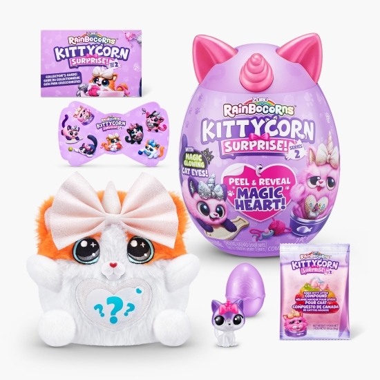 Jucărie de pluș Rainbocorns - pisicuță s2 (surpriză), +3 ani