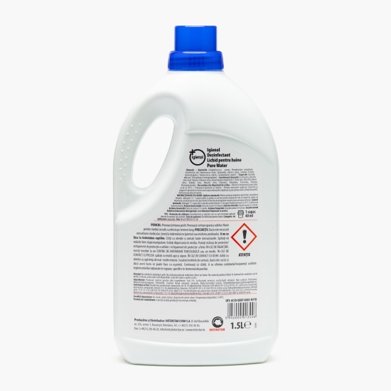 Dezinfectant pentru haine albe și colorate Pure Water 1.5l