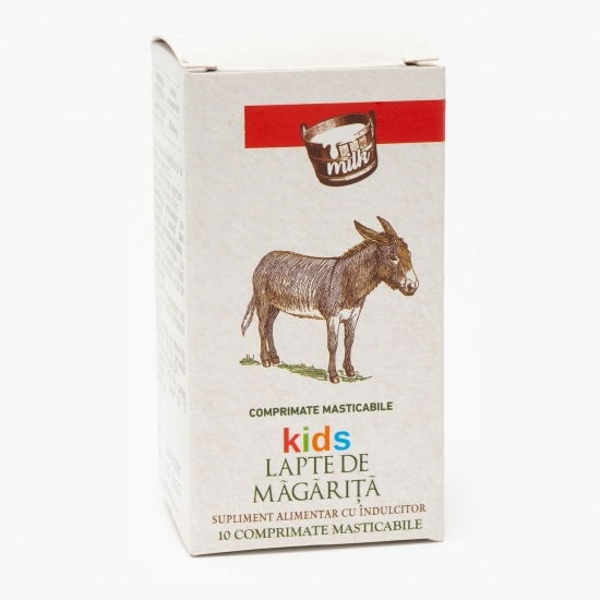 Lapte de măgăriță Kids 10 comprimate masticabile