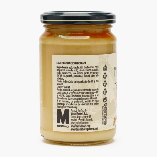 Fasole bătută cu sos de ceapă 300g