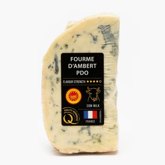 Brânză semi tare cu mucegai albastru Fourme d'Ambert DOP, 150g