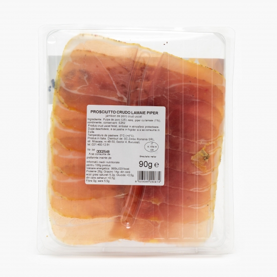 Prosciutto crudo lămâie și piper 90g