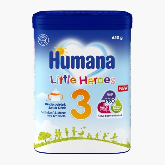 Lapte praf pentru copii de vârstă mică 3 Junior Probalance, 12+ luni, 650g
