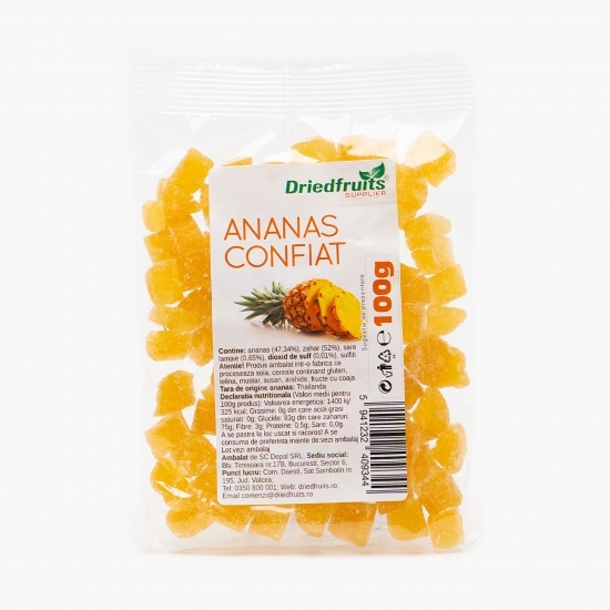 Ananas confiat 100g