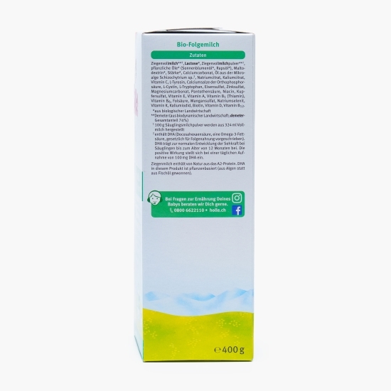 Lapte praf ECO de capră, pentru sugari, Formula 2, +6 luni, 400g