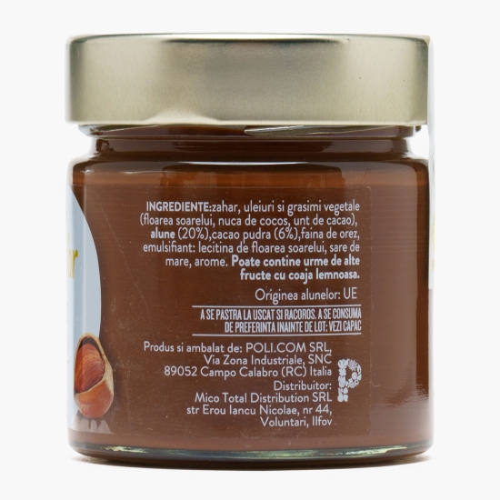 Cremă tartinabilă vegană cu alune de pădure 240g