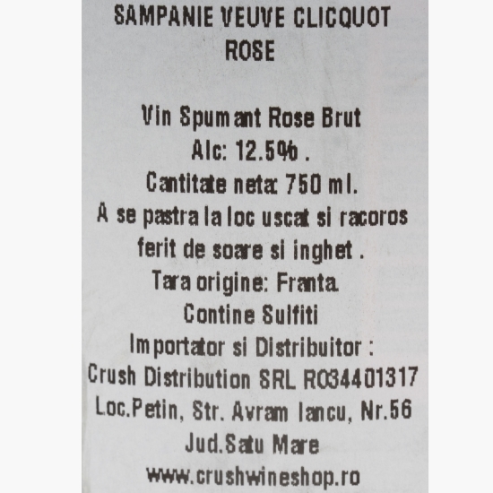 Șampanie rose brut 0.75l