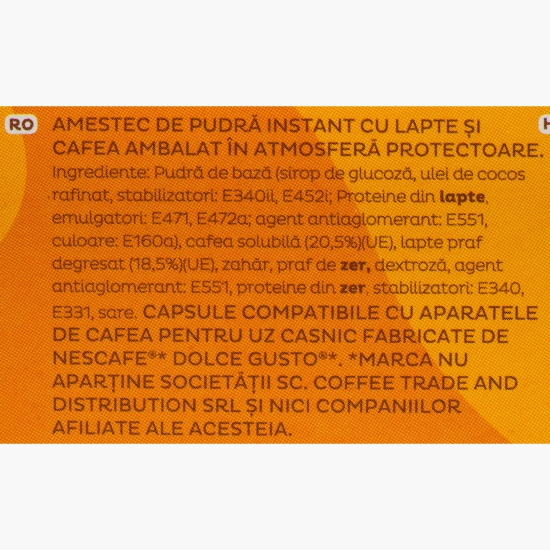 Latte Machiatto 16 băuturi, capsule compatibile Dolce Gusto