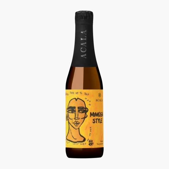 Ceai spumant organic Mimosa Style, 0% alc, 330ml
