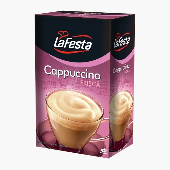 Băutură instant Cappuccino cu aromă de frișcă 10x12.5g