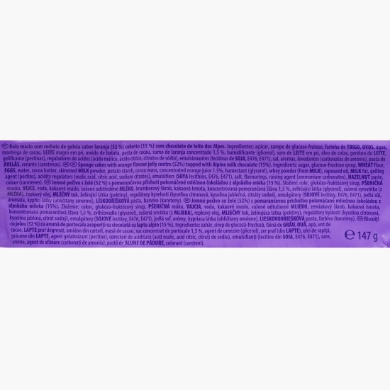 Biscuiți cu jeleu cu aromă de portocale Choco Jaffa 147g