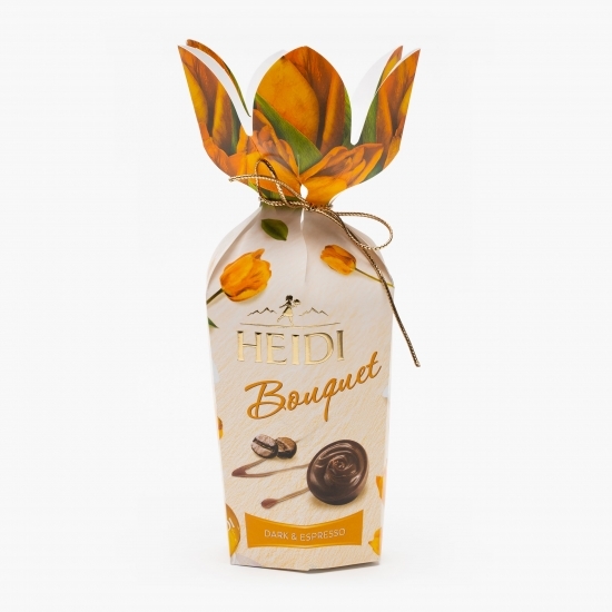 Praline din ciocolată amăruie cu cafea 120g