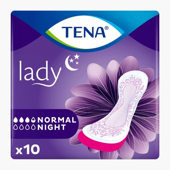 Absorbante pentru incontinență urinară Lady Normal Night 10 buc