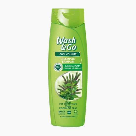 Șampon cu extract de ierburi, Curățare și Purificare 360ml